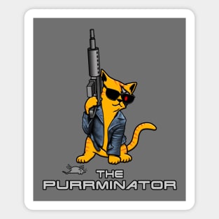 The Purrminator Magnet